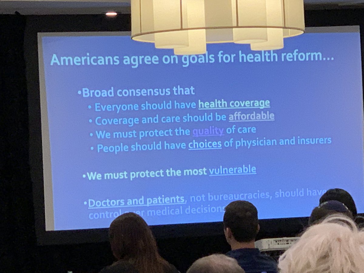 JasonJamesonMD's tweet photo. .@gracemarietweet from @galeninstitute emphasizes the founding principle of the institute: “Doctors, not bureaucrats, should be in charge of medical decisions”
@SpecialtyDocs
#ASMChat https://t.co/U1vhXLIrq2