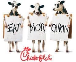 @Patriqtscott @MartRock84 How can you not love @ChickfilA ??? Every time I have ever been there to eat their tasty chicken everyone working there have been not just pleasant but genuinely go out of their way to be nice. I’ve never seen such happy people. 
Every Single Time 
Thank you Chick-fil-A!