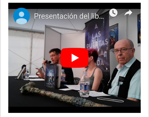 diavaldom's tweet photo. Vídeo: Presentación de 'A las puertas de la nada', de #CorinneDuyvis #Celsius2018 @odo #IanWatson #DiegoGarciaCruz #Celsius #cifi
https://t.co/9qOMBk2Odv https://t.co/N9HdhribmY