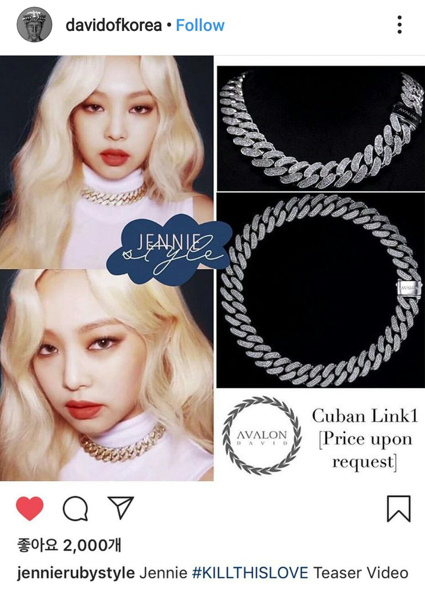 Jennie was one of the first idols to use their products as she wore the Cuban Link necklace from them in her comeback teaser for KTL and it caused the brand to rise in popularity among the mainstream kpop scene and the masses.