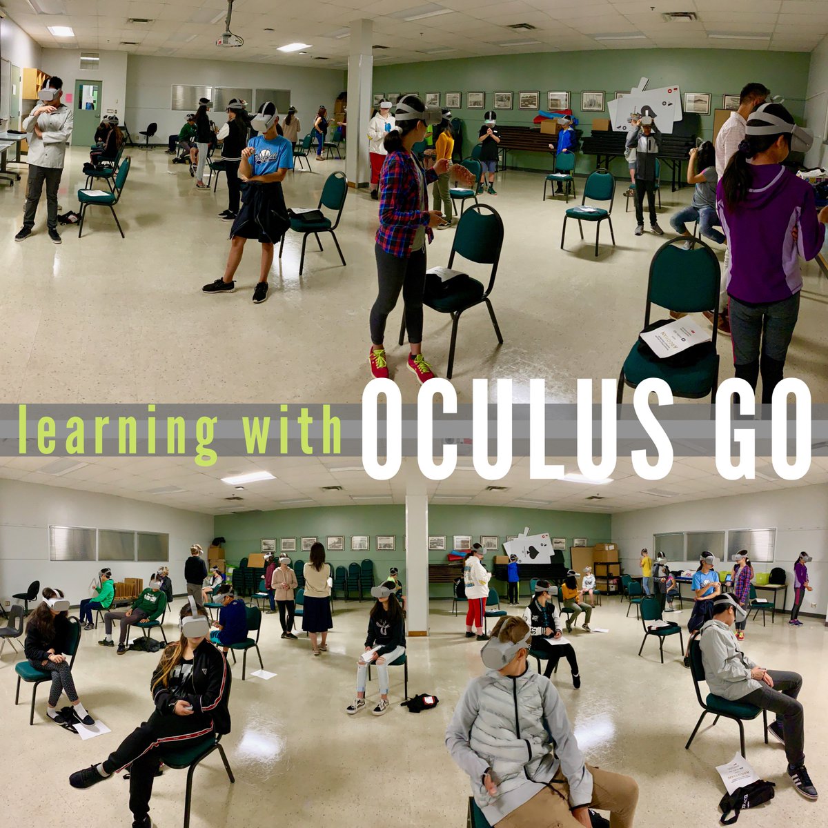 paulamacdowell's tweet photo. How youth learn VR. Experiencing and evaluating #Argotian, an engaging language learning game with AI characters, adventure, quests, and imaginative education!  #Oculus #OculusGo #EdTech #VirtualReality #VRedu #VReducation https://t.co/drZSIE1WGS