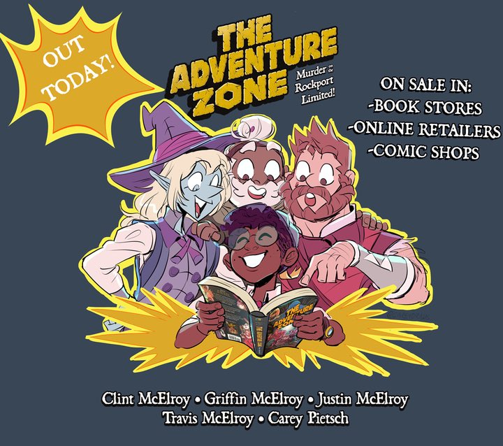 travismcelroy's tweet photo. IT’S #THEZONECAST GN BOOK TWO DAY FOLKS! I’m so excited to see what you think! You can still order it or check out your local book/comic store! https://t.co/k1MxR475kV https://t.co/0fVYlOal5z