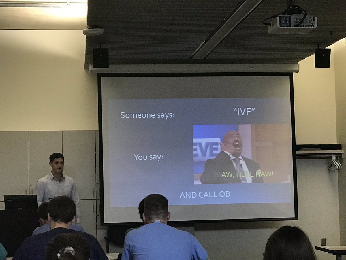 SmallsSono's tweet photo. Getting the laughs!  #CLEus welcomes @POCUSaurusRex from @MyAkronGeneral, who is teaching our interns on 1st trimester OB #POCUS!  @MetroHealth_EM @ClevelandClinic @UHCMC_ED #stjohns https://t.co/Z1xL0szTt4
