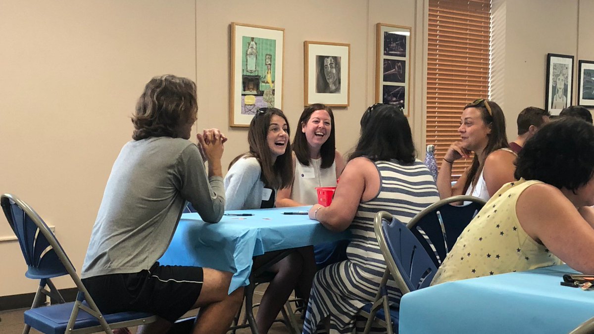 gjablonski24's tweet photo. Scenes from a Millburn Summer PD morning #TeamMillburnNJ #professionallearning #PBL #DesignThinking #SummerisforLearning https://t.co/edYDjns3PP