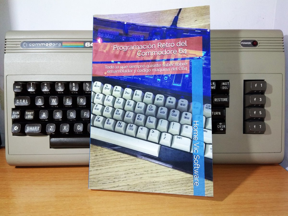 CommodoreSpain's tweet photo. ¡¡Notición!! Ya puedes programar en #ensamblador con el nuevo libro en Español: “Programación #Retro del #Commodore 64. Todo lo que siempre quisiste saber sobre ensamblador y código máquina del #C64″. Te lo contamos todo --> https://t.co/oCqtc4zr7G ¡¡¡Os va a gustar!!! 😉💻📘 https://t.co/UFkaWGC26J