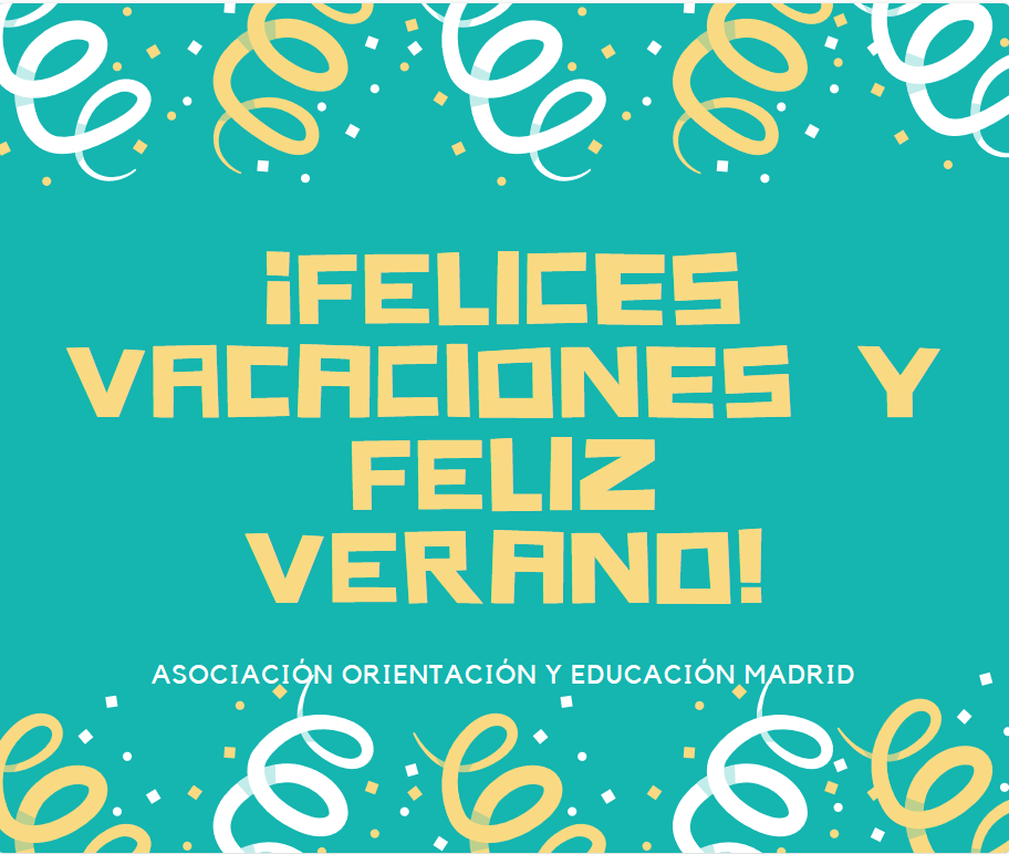 OrientayEducaM's tweet photo. DESDE LA ASOCIACIÓN OS DESEAMOS ¡FELICES VACACIONES! https://t.co/nctUHFkSA7 https://t.co/K5omyiPwUG