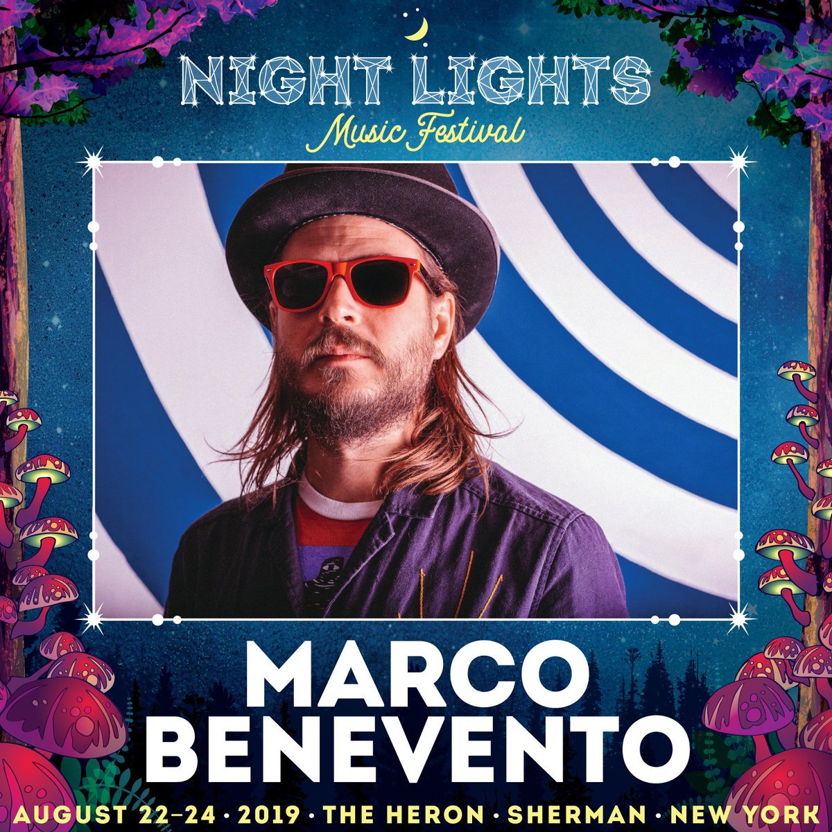 Do you remember raging to <a href="/MarcoBenevento/">Marco Benevento</a> during Night Lights 2013 or 2015? We do! 

Night Lights is honored to WELCOME HOME, Marco Benevento to Night Lights 2019.  For more information on line-up, tickets and FAQ's visit bit.ly/NLMF2019Tix

#nightlights2019  #welomehome