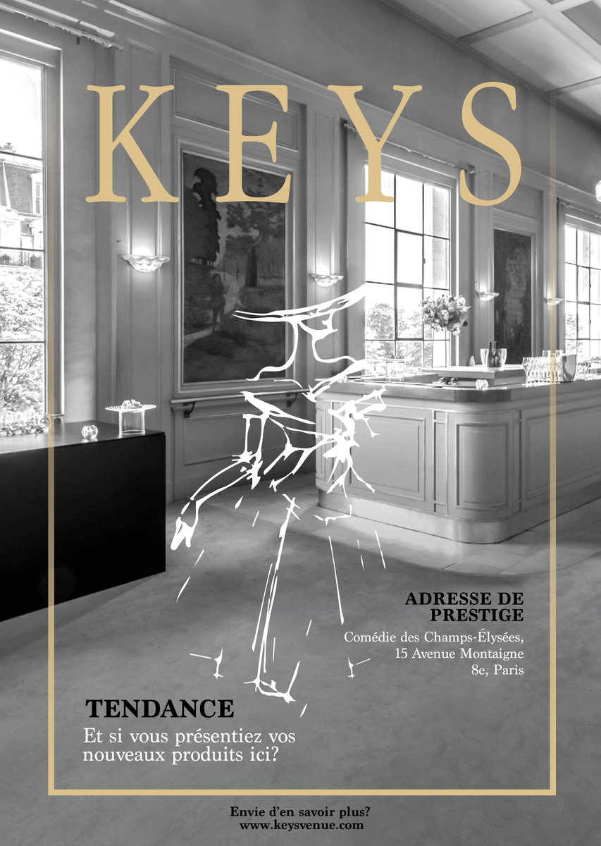 Et si vous pensiez Avenue Montaigne pour vos événements? 

(Re)découvrez la <a href="/ComedieEVENTS/">Comédie & Studio des Champs-Elysées – Events</a> sur notre page Facebook ou sur keysvenue.com

Kiss Keys