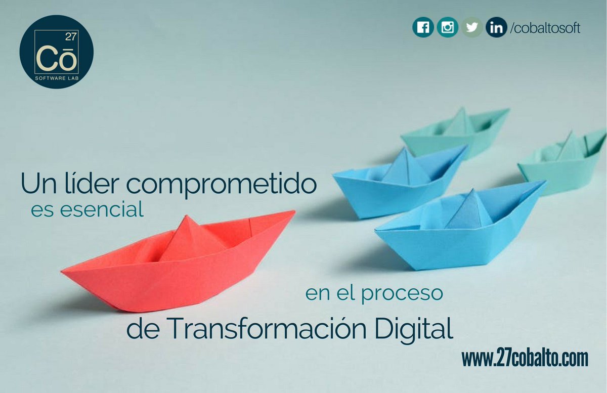cobaltosoft's tweet image. Un líder en #transformacióndigital no es sólo alguien que conoce las tecnologías, debe poseer muchas cualidades: ser visionario, innovador, estar abierto al cambio constante de la revolución digital. ¿Cuáles crees que son las cualidades de un líder en TD?