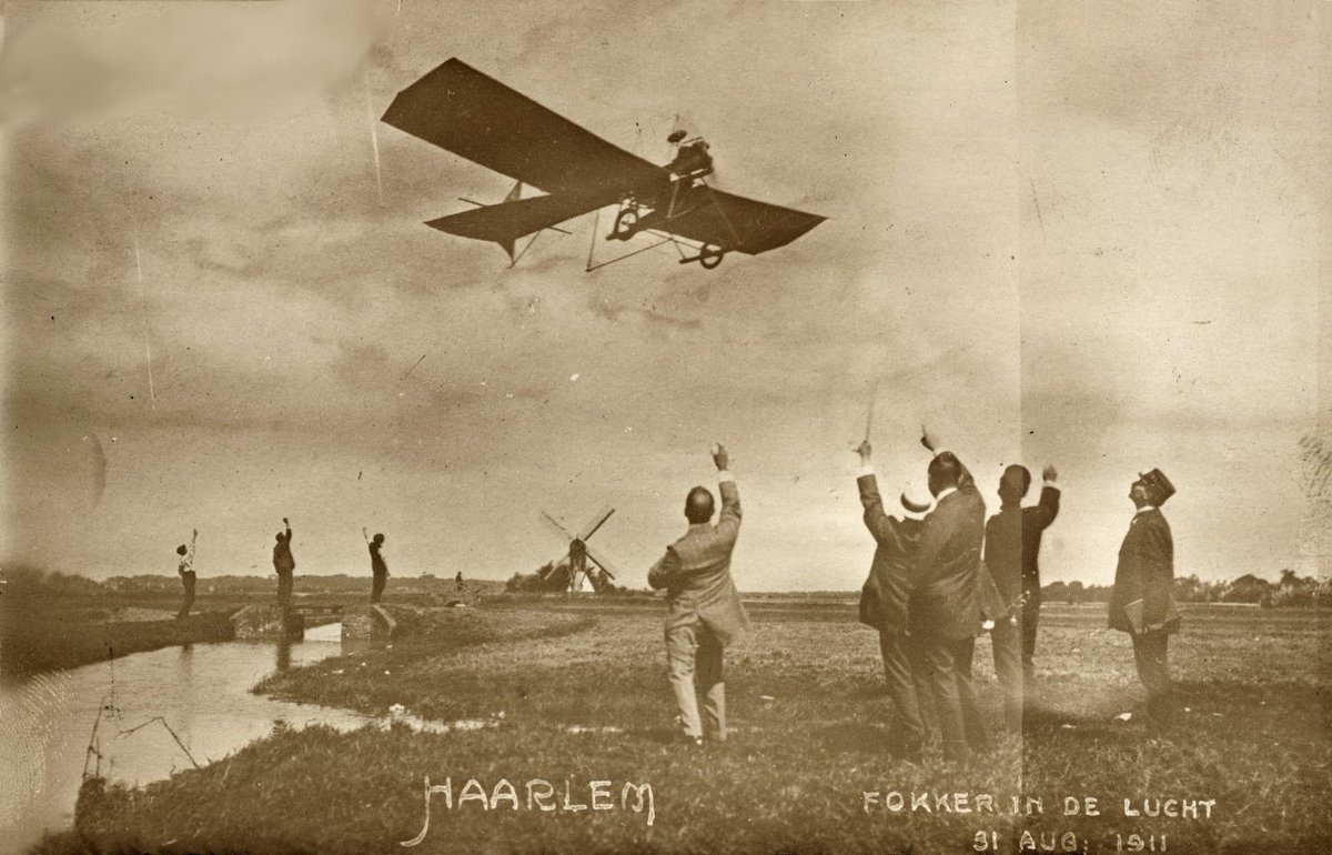 Every day this week, we will share a highlight from the last 100 years of history to commemorate this special anniversary. Today, here's a photo from Fokker's first flight in Haarlem, Netherlands in 1911.

#GKNFokker100y #GKNFokker #MakingThingsFly