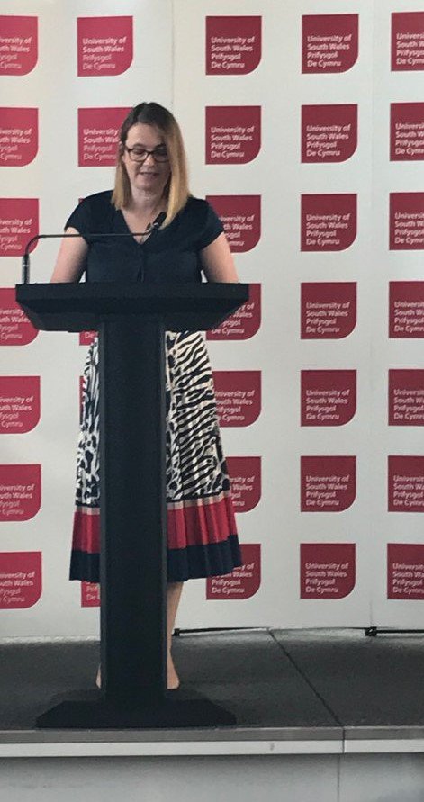 Stiwdio_USW's tweet photo. Thanks to @wgmin_education for naming us as an example of @UniSouthWales civic mission today at the #USWimpact Reception at the Senedd. We re very grateful for the support from @WG_Education via @HEFCW #Startup #Incubator #Wales https://t.co/GGJU89GGqh