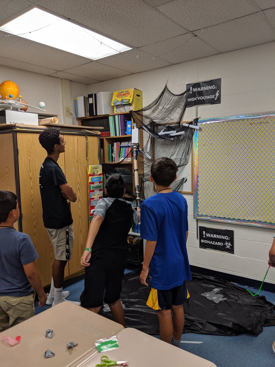 Mrs_DV3's tweet photo. Camp Invention in full swing...60 kids inventing, creating, and working collaboratively 🤩 https://t.co/66W7BzcVBs