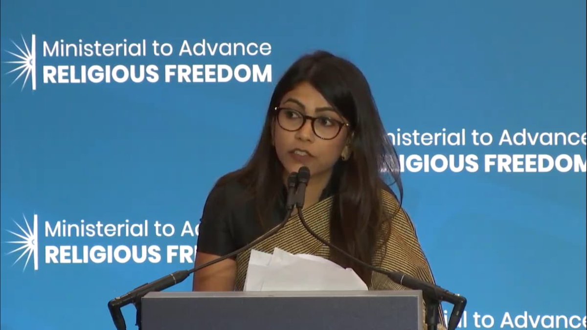 nceasl's tweet image. Head of Legal and Advocacy of the NCEASL, Yamini Ravindran sharing about the #EasterSundayAttacksLK at the US State Department #IRFMinisterial
#lka