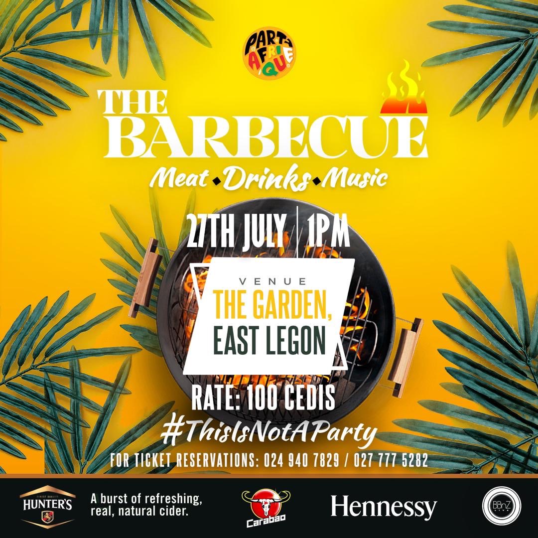 TheBarbecue_'s tweet photo. Are you ready to shut it down with #Hennessy at #TheBarbecue🔥?
Grab your tickets now or buy one of the few remaining Cabanas and Tables for the time of your life!!!
#TheBarbecue🔥 #ThisIsNotAParty🤫🤭 #Hennessy #EventOfTheSummer #Sponsors https://t.co/qOT15xA9eP