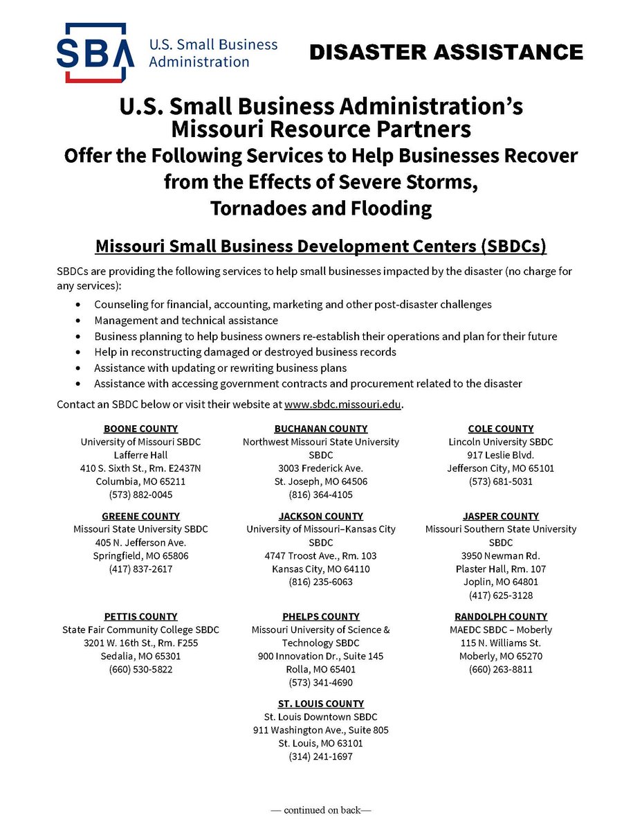 Missouri SBDC tweet media