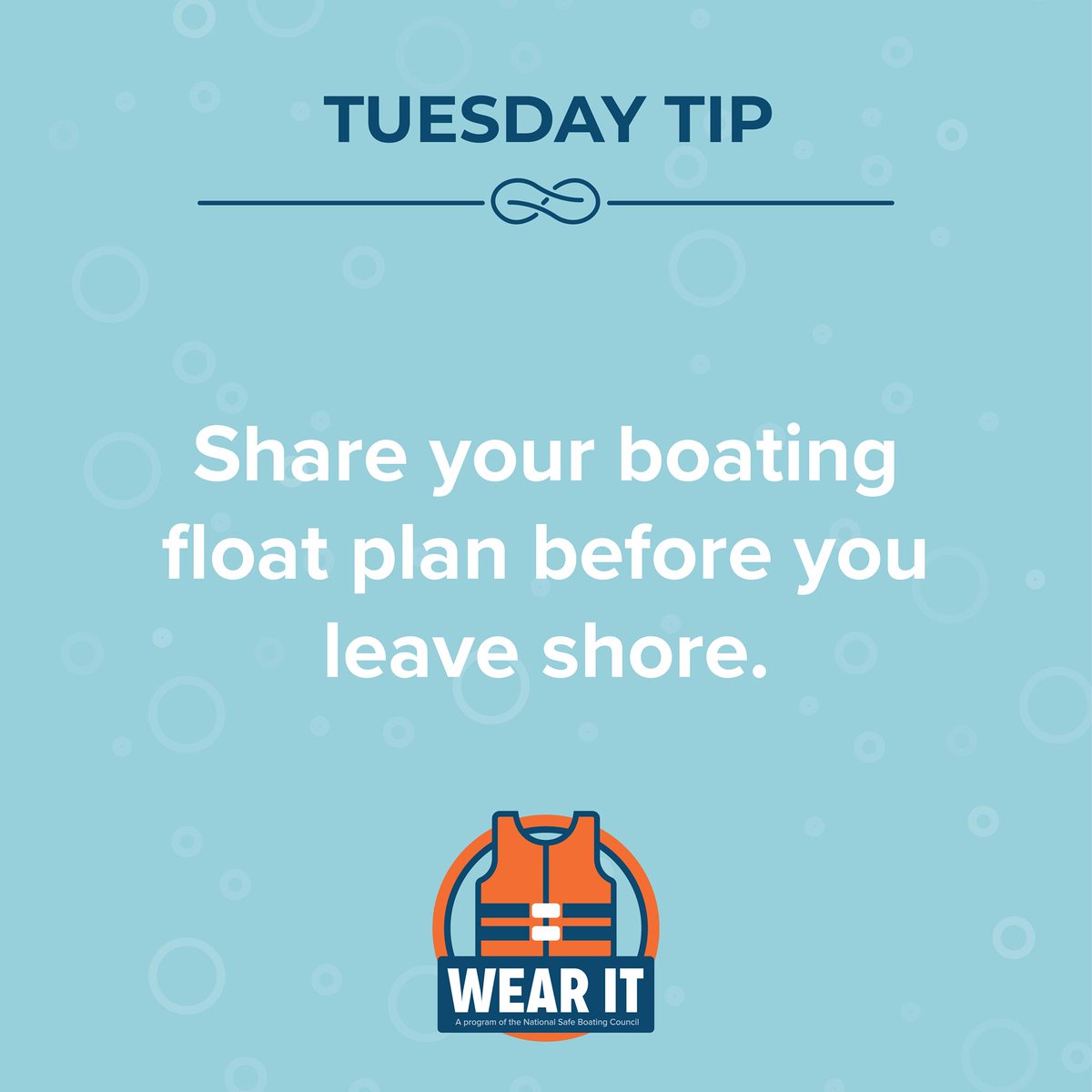 RT <a href="/BoatingCampaign/">BoatingCampaign</a>: #tuesdaytip Let a loved one or friend know the details of your boating trip. The sooner rescuers can get on the water and to the location of an overdue boater, the more likely the outcome will be positive. #safeboating