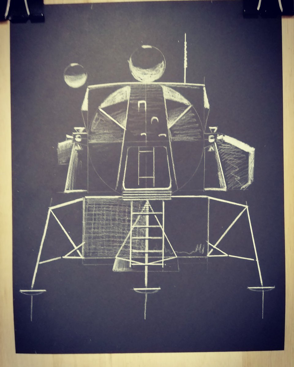 GeorgeCochrane1's tweet image. This seems appropriate...
#Geo3 #LunarModule #Apollo11 #Apollo50 #Doodle
