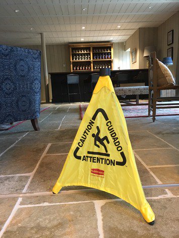 Cotswold Distillery Visitors Centre. Look at that gorgeous (and very clean) stone floor 😍 
<a href="/cleansemed/">Cleanse Medical</a> , we clean!