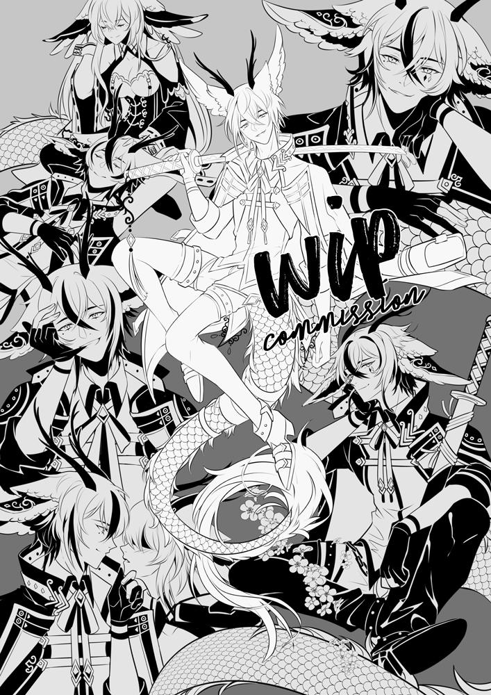 another commission wip~ I'mma have a good ol sleep before I continue this-- ⚰️ 