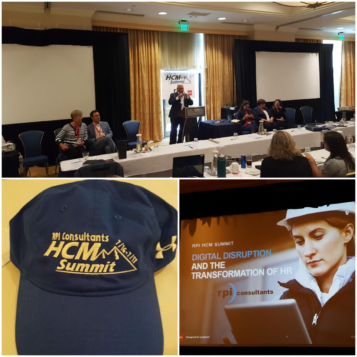 theHCMgeek's tweet photo. HCM panel discussion starting in a few minutes. Great day 1 at @RPIConsultants #HCM Summit in Baltimore #Infor https://t.co/B6nGt5Ul9o