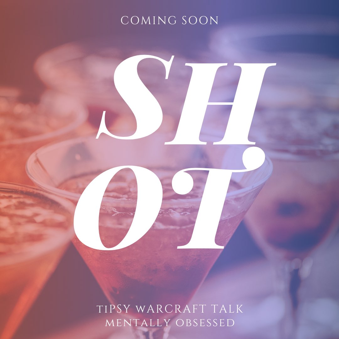 MentallyObsess's tweet photo. Recording the first episode of #MOShot. 

Pink gin &amp; #Warcraft sounds like a plan. We’d like to introduce our co-host Becky who will be joining Rhys. 

Read more: https://t.co/uTR5caS97e https://t.co/94xec3iwzN