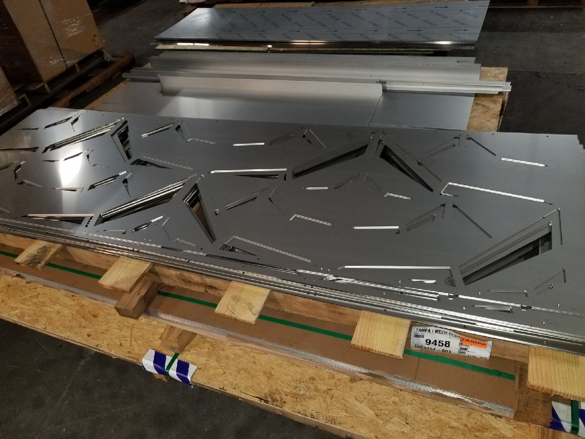 DesignMetalC's tweet image. Work in progress update after our (Mock-up) of facade design from one of our past post. 

Design Metal Creations company worked along Bostic Steel to give UM[Simulation Hospital Building] this amazing facade design. ⚜️