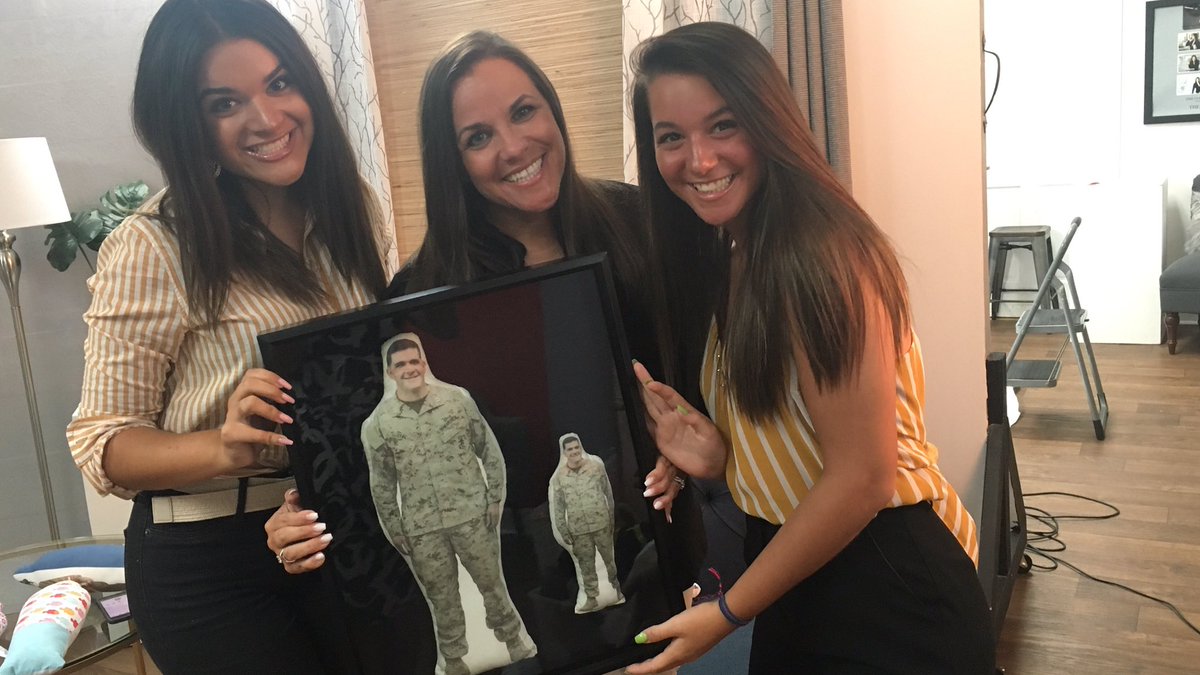 LisaLineTV's tweet image. I did the cutest story today about the loveliest family from #JacksonvilleNC. They are the creators of #DaddyDolls, making dolls for children of  #deployed service members. @SpecNewsILM #usmc #deploymentdolls