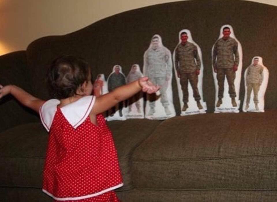 LisaLineTV's tweet image. I did the cutest story today about the loveliest family from #JacksonvilleNC. They are the creators of #DaddyDolls, making dolls for children of  #deployed service members. @SpecNewsILM #usmc #deploymentdolls