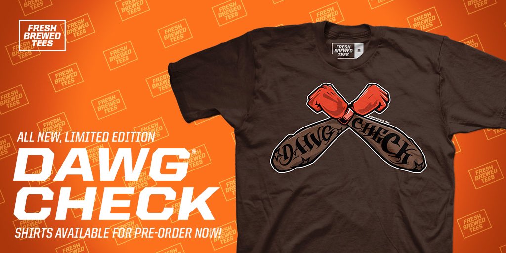 Pre-order your #DawgCheck tees now!! 

freshbrewedtees.com/products/cleve…