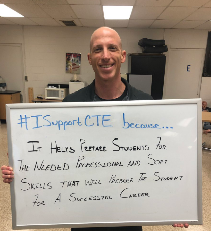 #ISupportCTE "because it help prepare students for the needed professional &amp; soft skills that will lead them to a successful career"

Sign on to support doubling the investment in CTE -> bit.ly/2XueBdu
