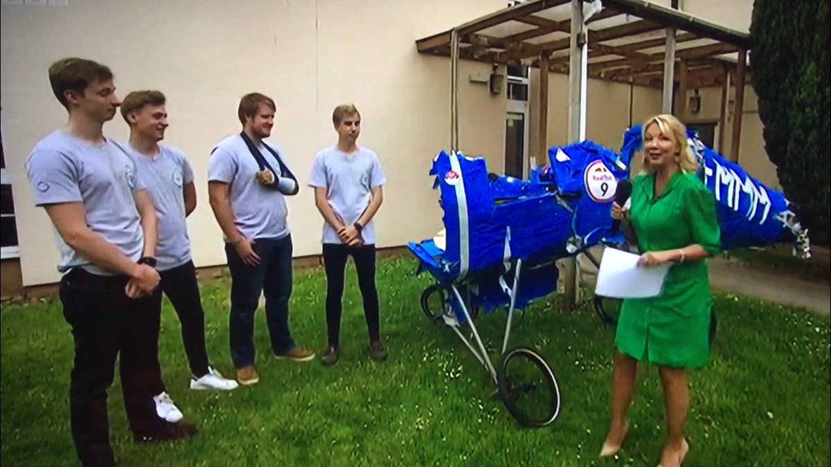 A bit late with this one but it was an absolute pleasure to be on <a href="/bbcpointswest/">BBC Points West</a> and be interviewed by <a href="/alexlovelltv/">Alex Lovell</a> last week about our win at the #RedBullSoapboxRace 🏆😄. Also nice to catch up with the guys from team Mighty Magnificent Men again who had an epic crash!