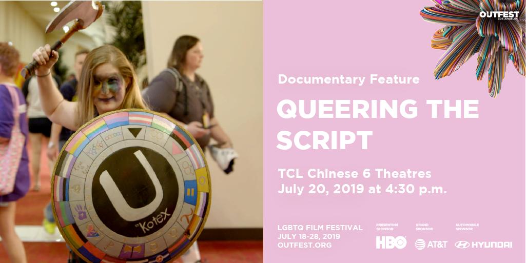 Outfest's tweet photo. 🎥 Queering The Script
📆 July 20 at 4:30 p.m.
📍 TCL Chinese 6 Theatres
🎟 https://t.co/zNWLnJ2olH

A dynamite mixture of devoted fans, show creators, &amp; TV stars explore the rocky history and the potentially bright future of queer female representation on television. #OutfestLA https://t.co/oWlkvc06eF