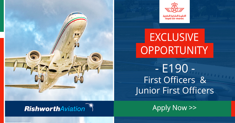 RishworthAV's tweet photo. E190 Junior First Officer & First Officer Jobs - Exclusive opportunity with Royal Air Maroc for #juniorfirstofficer to get your first paid job on type or earn €8000 per month plus per diem of €500 as a #firstofficer. #pilotjob #pilotlife Find out more https://t.co/izRdSMCG7o https://t.co/FfFMuZEhkm