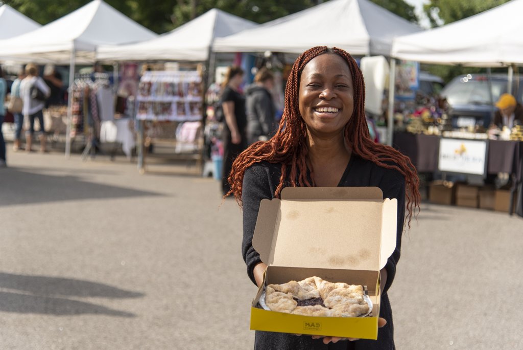 The Springwater-Elmvale #FarmersMarket is back this Friday from 9 a.m. to 2 p.m. Visit almost 20 local vendors on Queen Street West in #Elmvale, including Bee By The Sea Natural Products, <a href="/valley_farms/">Valley Farm Market</a> &amp; Mad Cravings! 

More at: elmvalebia.ca/farmers-market.