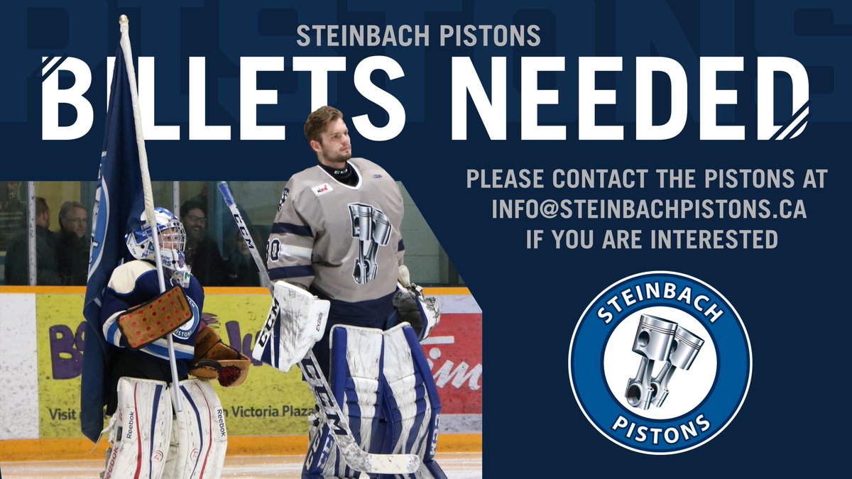 MJHLPistons's tweet photo. 🚨BILLET FAMILIES NEEDED!
🚨

The Pistons are looking for more billet families for the 2019/20 season! If you are interested, contact Stacy at info@steinbachpistons.ca. Also, read this article below for perks of being a billet!

https://t.co/T2IPL91HbE
#MJHL #GoPistonsGo https://t.co/CufZpJ8hEh