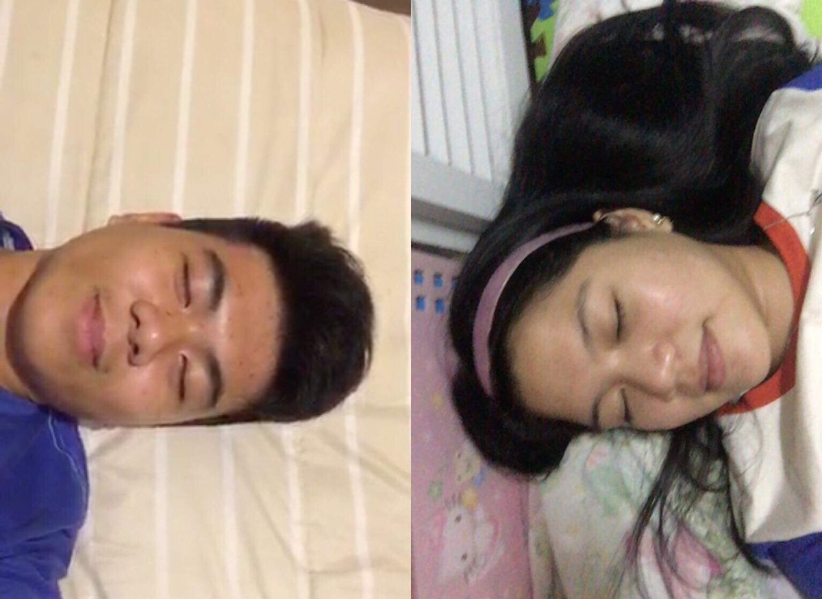 rnrphlngls's tweet photo. Ang cute talaga namin kapag sabay kami nakakatulog habang naka video call. 

#justcouplethings https://t.co/TFy9ljyvlk