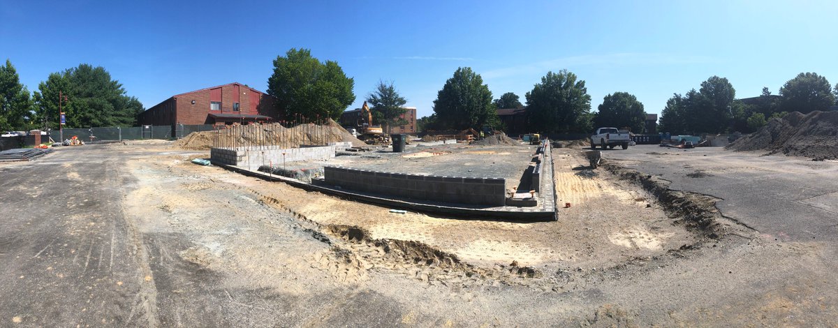 GBCEdu's tweet photo. The foundation is in, walls are starting to go up. Our new dorm is beginning to appear. 🏗🏢 William A. Franta Hall, Fall 2020
#Construction #Campus #NewDorm #Dorm #Campus #ResidenceHall #ConstructionSite #WorkZone #Bulldozer #GoldeyBeacom #AchieveGreater #Delaware #Wilmington https://t.co/3hedU49h7V