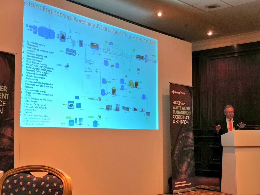 samuela_guida's tweet photo. Steve Palmer closes today's sections talking about the role of the #Water industry in supporting #sustainable economic #growth, the need for the water sector to maximise #circulareconomy and focus on #renewable #energies. Amazing and inspiring presentation! #EWWM https://t.co/t8rMShEGe9