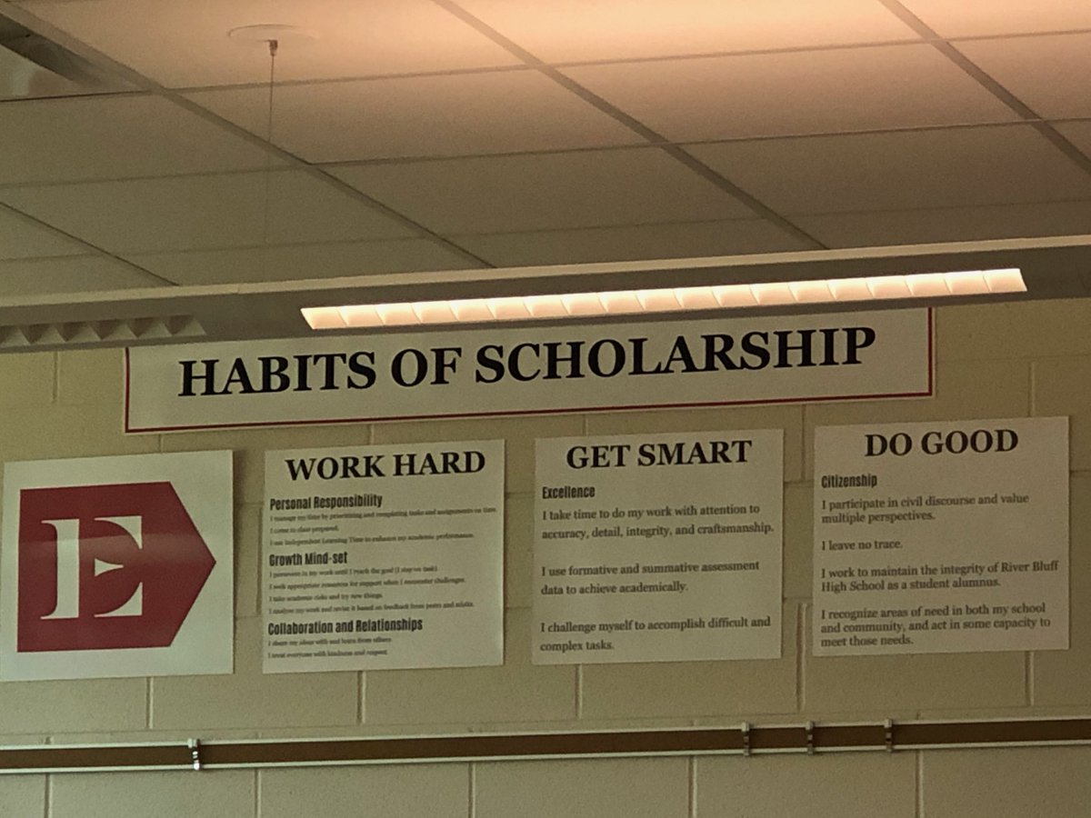 Efptech's tweet photo. CREW is an advisory period where the kids are not leveled and cycle for two years together. It focuses on #EL Habits of Scholarship with a focus on #relationships, #citizenship, excellence, and personal responsibility. #PaceSummit19 ⁦@RBHSGators⁩ ⁦@CultivateLearn⁩ https://t.co/S68CDhcMFJ