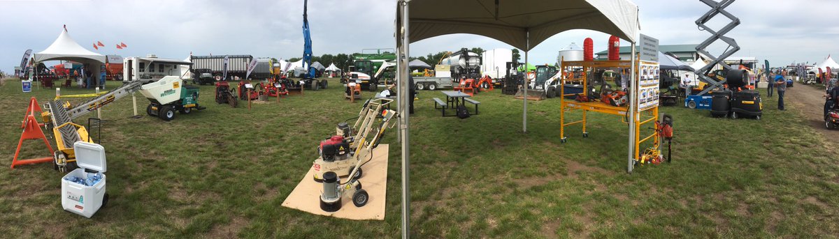 JeffOblander's tweet photo. Great Day 1 so far at @AginMotion.   Weather good so far and an awesomely organized show so far.  Come see @HercRentalsInc at Booth 243 to see how we can help you with your projects more safely, faster and save you money!   #AIM19 https://t.co/8dKl0VpqlL