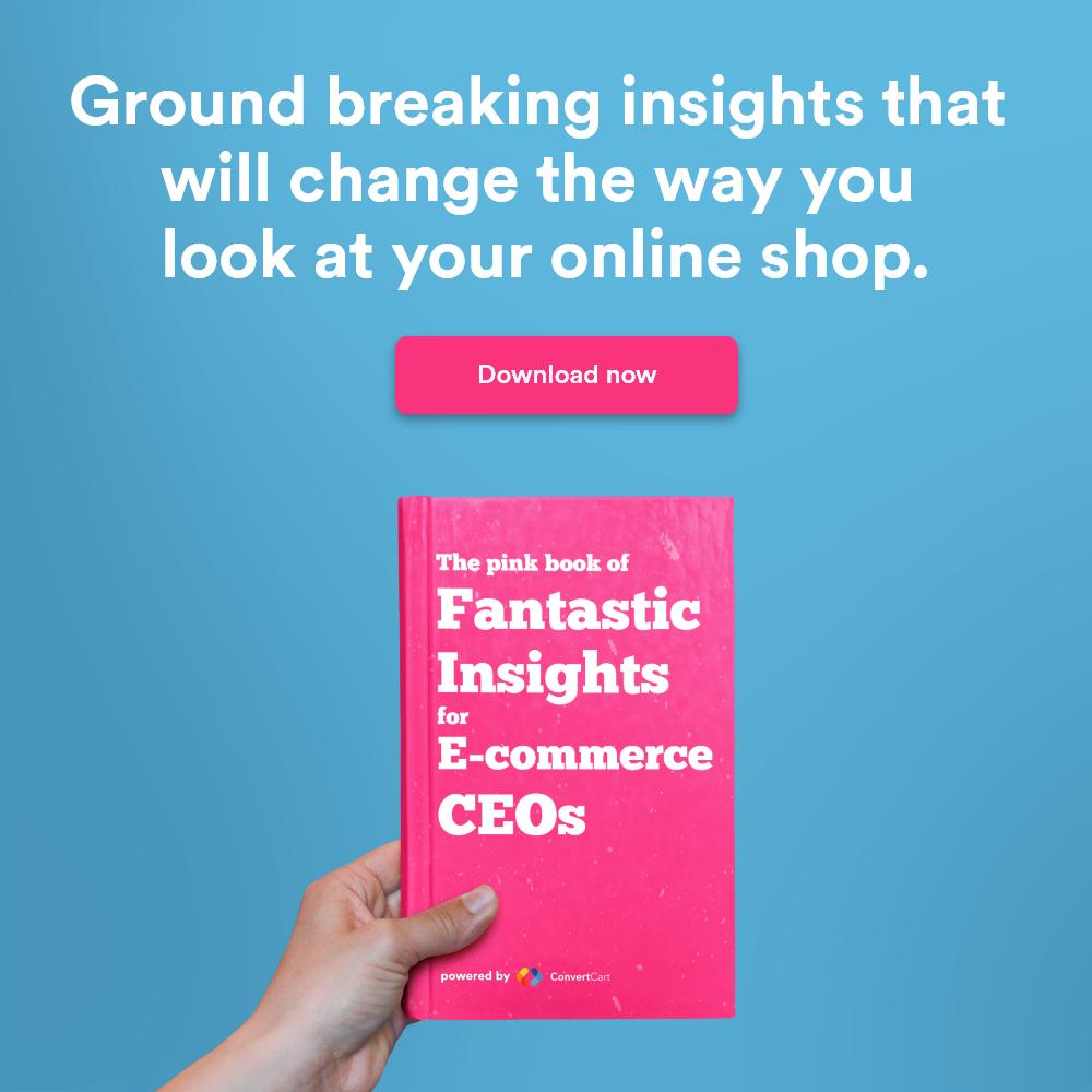ConvertCart's tweet photo. Groundbreaking #ecommerce #insights just a click away
Were you at #IRCE this #year? Did you Checkout The Pink #Book yet? #Read through this #free #ebook to know insights that will #change the way you look at your #onlineshop
Link- https://t.co/lRGxxj5Vbq
#ConvertCart #CEO2019 https://t.co/Q1flMo0wB5