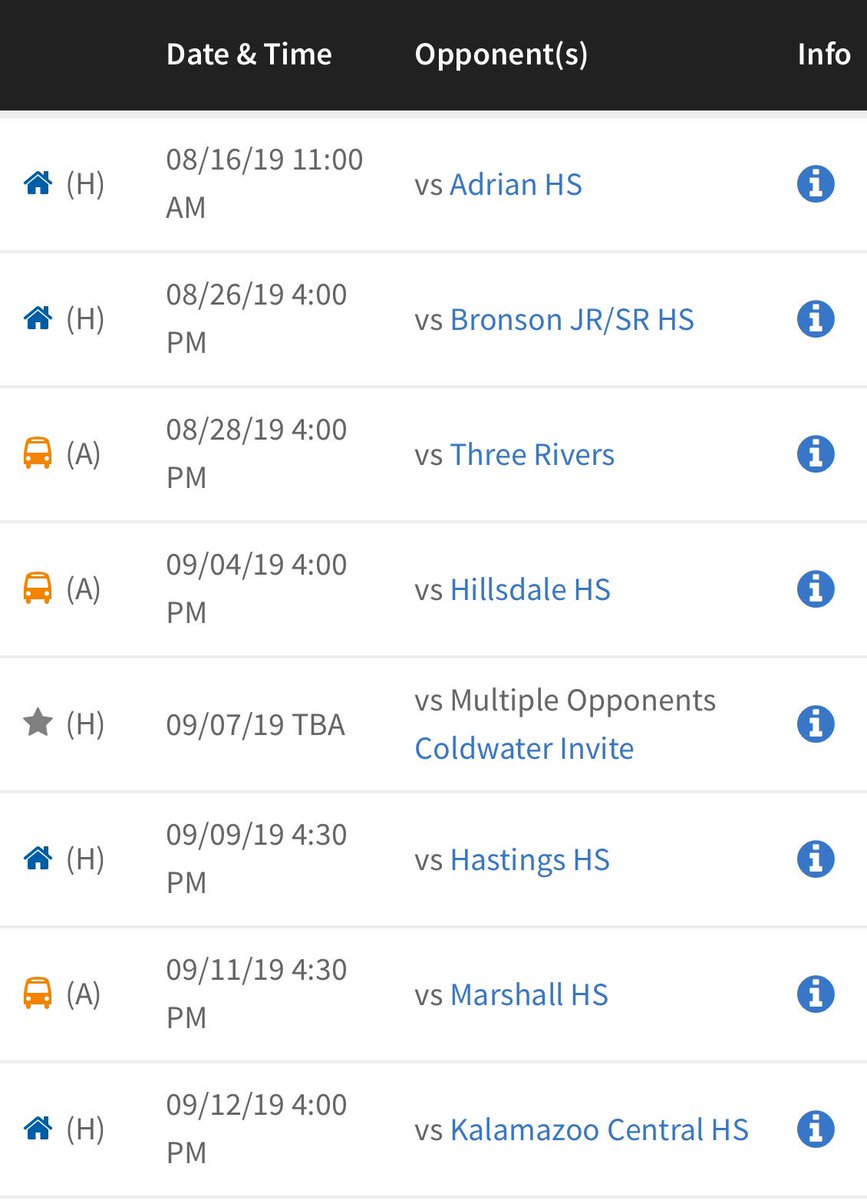 CdubTennis's tweet photo. Your 2019/20 Coldwater Boys Varsity Tennis schedule! https://t.co/pVXeWR710Q
