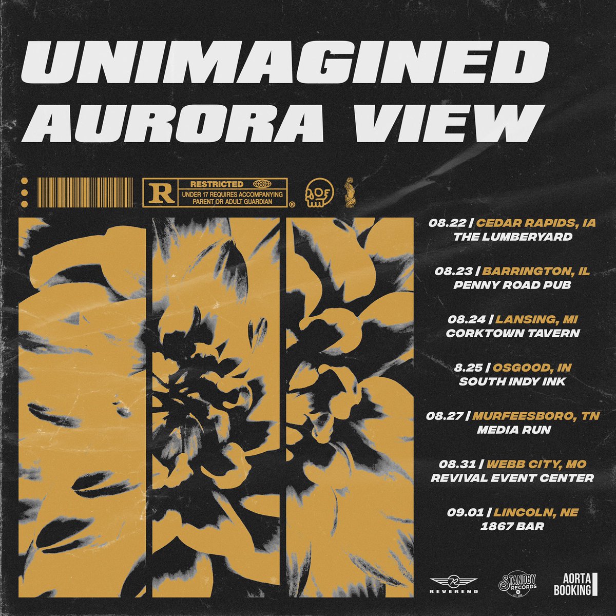 🚨TOUR ANNOUNCEMENT🚨

We’re excited to announce this #August we’ll be hitting the #midwest with our pals in @auroraviewband! 

What #dates will we be seeing you at? What are some #cities you’d like to see us #play in the #future?