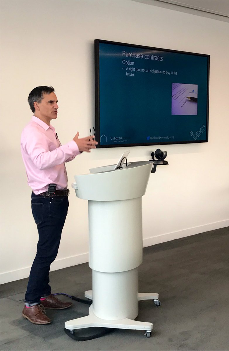 crowdestates's tweet photo. “How to buy land without any money.” @guszog giving tips and tricks to land buying #masterclass @RareSpaceHomes @ArchibooLive interesting stuff! #money #smallsite #land #tricks https://t.co/W0GAjwBNSY