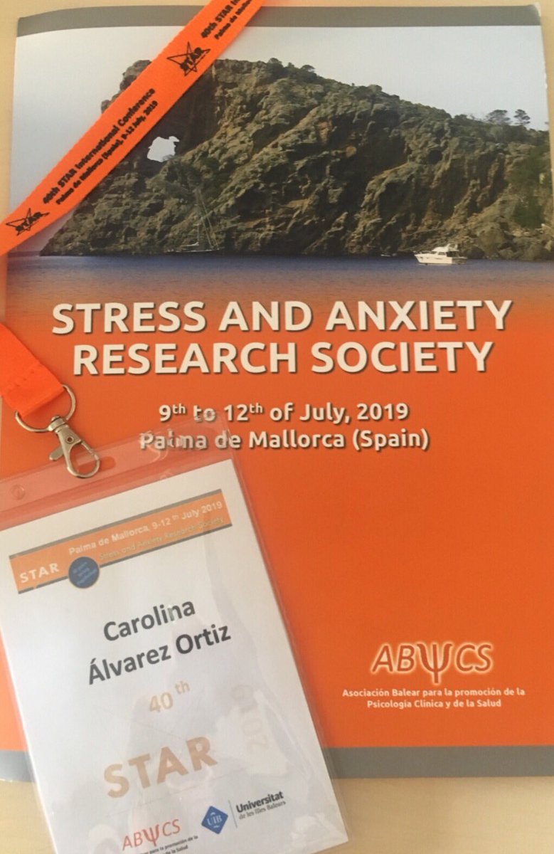 Congreso Internacional STAR (Stress and Anxiety Research Society).