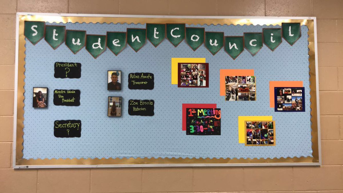BssStuco's tweet photo. Our new and updated Student Council board so far! https://t.co/0llKnjoQB3