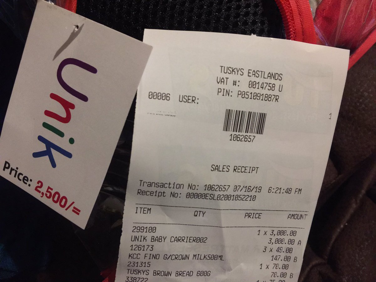 CelestChepkonga's tweet photo. @TuskysOfficial is there a logical explanation for the price difference of 500 bob? Just bought this from your Buruburu branch. Price at the till is 500 bob more. https://t.co/kP2EUnPjd2