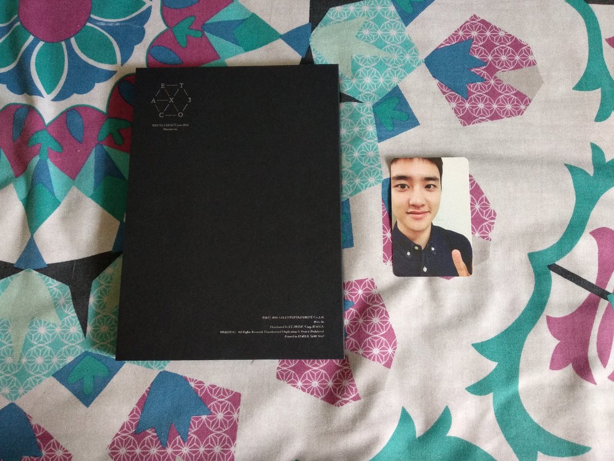 ↬ ex'act [kor.]   ↳ group:  #엑소 (exo)   ↳ album version: monster    ↳ photocard:  #디오 (d.o.)