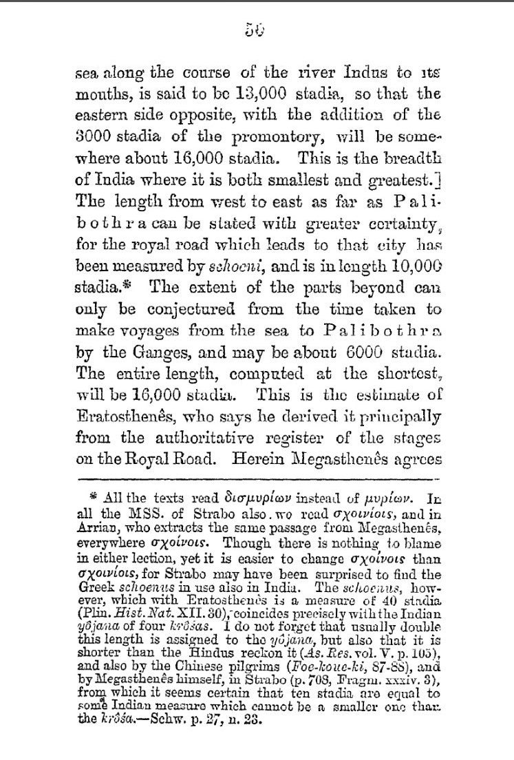 18/n Let me give you a strong reference for it. Chandragupta Maurya had a whole army of officials overseeing the maintenance of this road as told by the Greek diplomat Megasthenes who spent fifteen years at the Mauryan court. He mentions same in his book Indica. Check snippet.