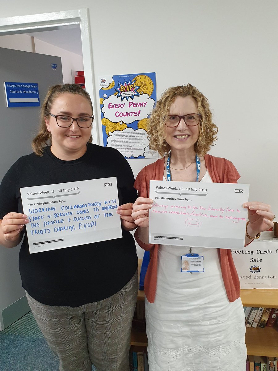 allofusinmind's tweet image. Our @EyUpCharity team showing how they are #LivingTheValues working collaboratively with others with a friendly face 🤩